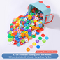 Kids Snowflake Building Blocks – Large Plastic Interlocking Construction Toy