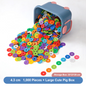 Kids Snowflake Building Blocks – Large Plastic Interlocking Construction Toy