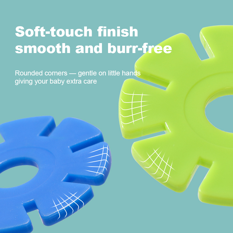 Kids Snowflake Building Blocks – Large Plastic Interlocking Construction Toy