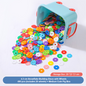 Kids Snowflake Building Blocks – Large Plastic Interlocking Construction Toy