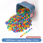 Kids Snowflake Building Blocks – Large Plastic Interlocking Construction Toy