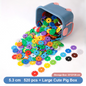 Kids Snowflake Building Blocks – Large Plastic Interlocking Construction Toy
