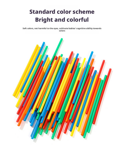 Creative Straw Construction Building Set for Kids – STEM Toy