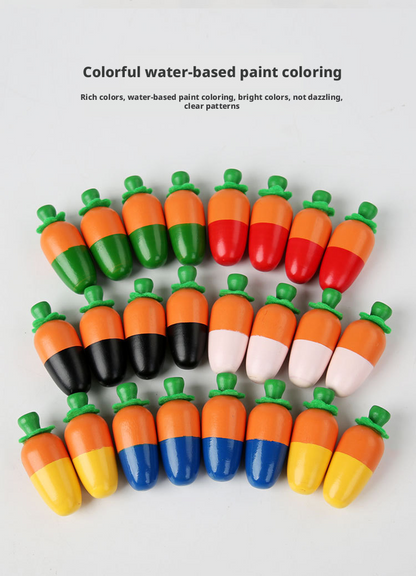 مجموعة مطبخ خشبية للعب التخيلي على شكل برجر وساندويتش - لعبة تكديس الوجبات السريعة للأطفال