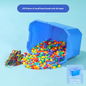 Wooden Lacing Beads Set for Kids – Preschool Threading Toy