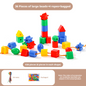Wooden Lacing Beads Set for Kids – Preschool Threading Toy